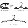 thumbnail image 6 of D-buy 20 Pcs Plastic Travel Hangers Foldable, Portable Folding Clothes Hangers for Traveling Collapsible Hangers, Travel Drying Rack Traveling Accessories Portable Hangers for Travel Essentials Women, 6 of 6