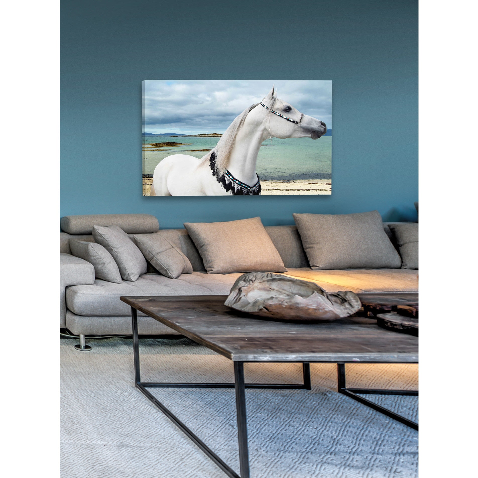 "Arabian Sea" Painting Print on Wrapped Canvas