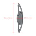 thumbnail image 2 of Extension de Volant pour Honda FIT Velours HRV Aluminium Gris, 2 of 14