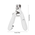 thumbnail image 3 of Fesfesfes Dog Nail Clippers Cats Claw Trimmers,USB Rechargeable Claw Clippers for Small Medium Dogs and Cats,Cordless Safe Guard Trimmers with LED Lights, 3 of 6