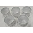 thumbnail image 4 of Austin Planter 4 inch Flower Pots with Saucers -White Granite( 5 Pack) - Polyprolylene- Made in USA, 4 of 7