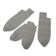 thumbnail image 1 of 4 unids/set de cubierta de reposabrazos de Panel de puerta delantera y trasera de coche, reemplazo de cuero de microfibra para CRV 2007-2011, gris, 1 of 12