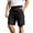 Black, variant on Cargo Bermuda Shorts Men Loose Fit Mens Cargo Shorts Multi Pocket Summer Fishing Hiking Shorts