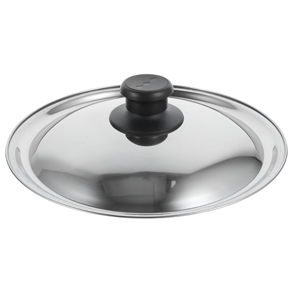 ACDANC 14 Inch Stainless Steel Pot Lid with Heat-Resistant Handle, Universal Replacement Cover for Frying Pans, Saucepans, Woks, and Baking Cookware