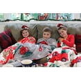 thumbnail image 4 of Serafina Home Christmas Holiday Throw Blanket: Country Rustic Green Tree Farm Design, 50" x 60", 4 of 8