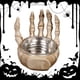 thumbnail image 4 of Candelabro Esqueleto Halloween Accesorios Decorativos Terror Festival Fantasmas Candelabro Hueso Esqueleto (candelabro Palma), 4 of 9