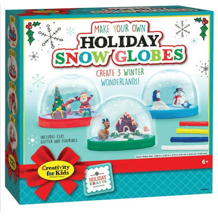 Creativity For Kids Make Your Own Holiday Snow Globe Craft for Kids