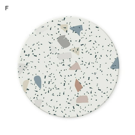 

TIANYUHE Multi-use Good Absorption Cup Coaster Diatomaceous Earth Adorable Cartoon Pattern Cup Mat for Home