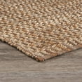 thumbnail image 6 of Ox Bay Multi-Toned Checkered Organic Jute Area Rug, 2' x 3', 6 of 8