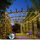 thumbnail image 3 of [2 piezas] Además de la cadena de luz solar, 10M 100 LED cadena de luz exterior alambre de cobre impermeable Cadena de luz solar de 8 modos para decorar jardines, balcones, terrazas, puertas, patios,, 3 of 5