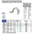 thumbnail image 1 of Abrazadera para tubo, tipo uña 3/8', bolsa con 10 pzas Volteck Abrazadera para tubo, tipo uña 3/8', bolsa con 10 pzas, 1 of 1