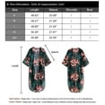 thumbnail image 6 of Swimsuit Coverup for Women Kimino Cardigan Bathing Suit Cover Ups Flamingo Print Beach Coverup Alsol Lamesa, 6 of 6