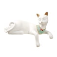 thumbnail image 1 of Estatuillas de resina de gato egipcio estatua decoración de escritorio hogar blanco Gloria Estatua de figurilla de gato, 1 of 9