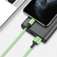 1.8m Silicone Data Mobile Phone Color Fast Charging Line Liquid Soft