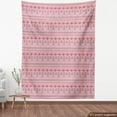 thumbnail image 3 of Aztec Fabric by the Yard, Modernized Abstract Optical Vivid Repetitive Pattern, Decorative Upholstery Fabric for Sofas and Home Accents, Pink Multicolor by Ambesonne, 3 of 4