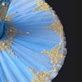 thumbnail image 5 of Delliss Ruffle Sleeve Tutu Dresses Girls Sequin Leotard Shiny Ballet Leotards Ballerina Outfit Fluffy Dance Costume, 5 of 6