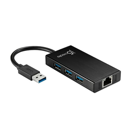 KaiJet JUH470 USB 3.0 Gigabit Ethernet & 3-Port HUB - USB - External - 3 USB Port(s) - 1 Network (RJ-45) Port(s) - 3 USB 3.0 Port(s) - PC, Mac, (Best Linux For Business)