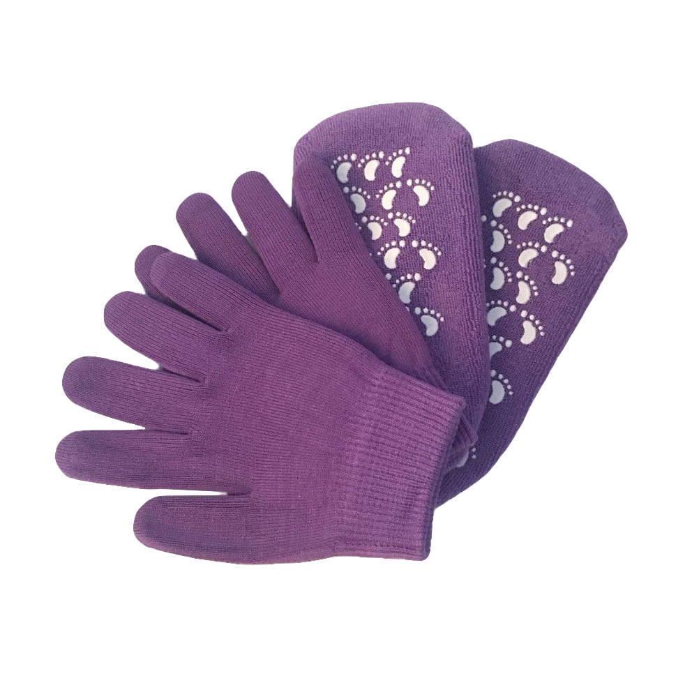 Gel Moisturizing Spa Gloves and Socks Cotton with Thermoplastic Gel