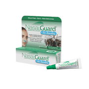 NasalGuard Air Travelers Nasal Gel, Fast Acting Allergen Blocker & Symptom Reliever, Non-Drowsy, Helps Block Harmful Airborne Particles (3 Gram - Cool Menthol)