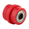thumbnail image 1 of Poulie 10mm Chaîne d'Entraînement Poulie Rouleau Tendeur Guide-Roue pour Vélo de Rue Moto ATV Rouge, 1 of 5