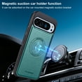 thumbnail image 5 of Allytechgroup Case for Google Pixel 6a with Detachable Cards Holder, RFID Blocking 2 In 1 Wallet Case with Kickstand Shockproof Back Cover Shell for Google Pixel 6a, Green, 5 of 8