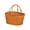 Round, variant on Lynono Spacious Oval Camping Basket Made Of Sturdy PE Materials Resists Moisture