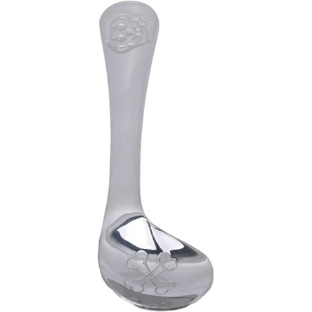 

Egebert Kids Curved Handle Feeding Spoons Cute Stainless Steel Self-Feeding Learning Spoons Style 1