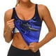thumbnail image 3 of Fotbe Steel Skull Sujetador Deportivo Largo sin Aros para Mujer con Almohadillas y Soporte Medio, Transpirable y Absorbente, Camiseta Tipo Chaleco o Tank Top-Small, 3 of 8