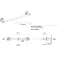 thumbnail image 3 of Gatco 4021 Tavern 18" Towel Bar, Satin Nickel, 3 of 4