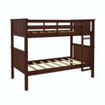 thumbnail image 6 of DHP Bailen Convertible Solid Wood Bunk Bed, Twin-over-Twin, Nutmeg, 6 of 17