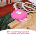 thumbnail image 3 of OUNONA 1Set Lipstick Purse Rosy Nylon Rectangular For Women Travel Waterproof, 3 of 8