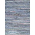 thumbnail image 1 of Couristan 72210165050080T 5 ft. x 8 ft. Natures Elements Shadows Rug, Denim & Multi, 1 of 1