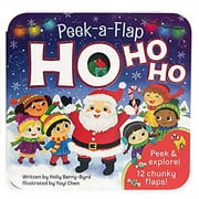 Pre-Owned Ho Ho Ho! Christmas Lift-a-Flap Board Book for Kids Ages 0-4 Peek a Flap A Peek a Flap Book , Board Book 1680523449 9781680523447 Holly Berry-Byrd, Cottage Door Press
