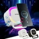 thumbnail image 1 of Luz nocturna con altavoz Bluetooth y cargador inalámbrico - Lámpara LED de carga rápida y cambio de color de 15W y soporte para teléfono en mesilla de noche, 1 of 2