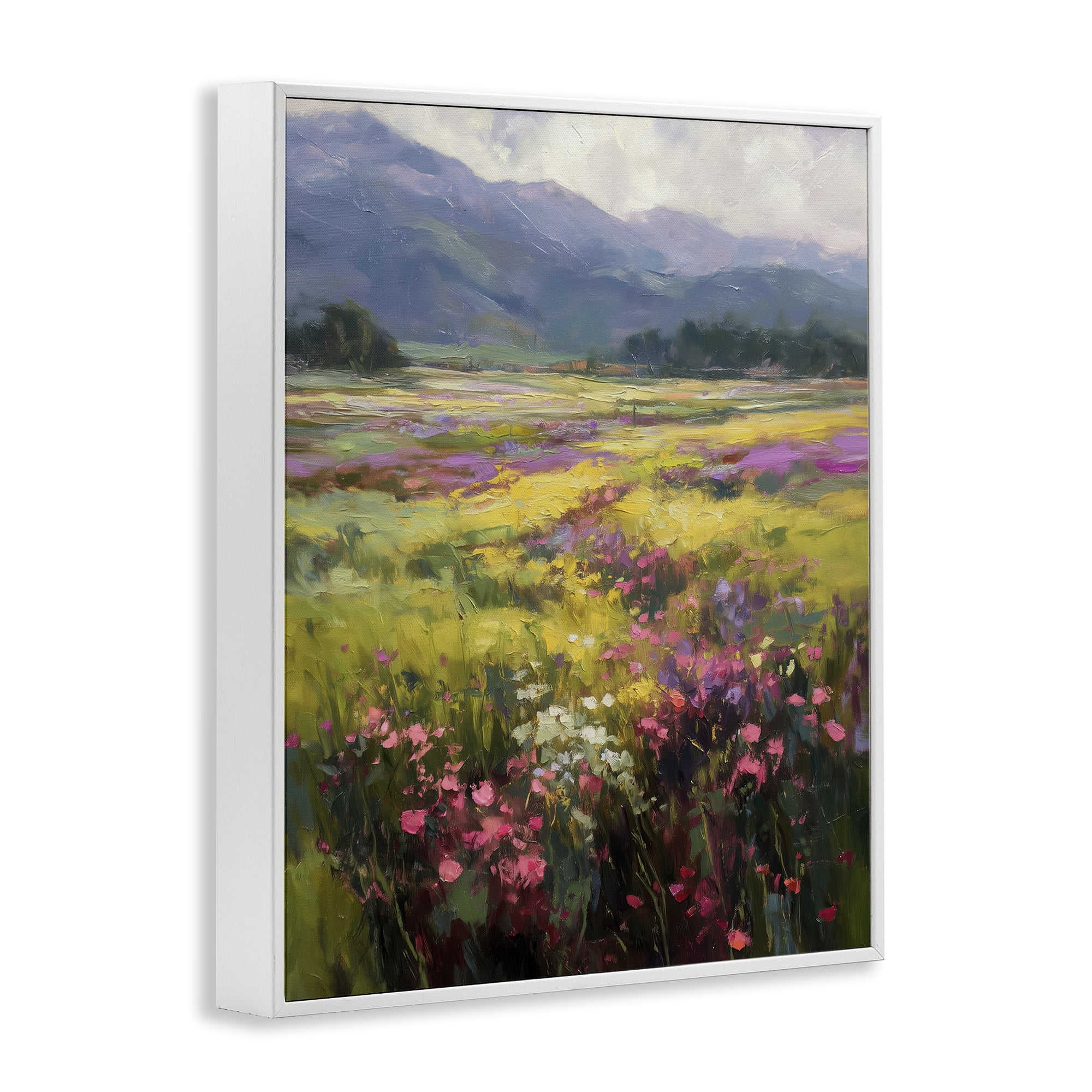 Stupell Industries Vast Horizon Of Flowers White Framed Giclee Art, design by Svetlana Aleynikova