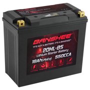 Banshee 20L-BS LiFePO4 Motorsports Battery Compatible with American Iron Horse Tejas 2005 to 2007