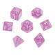 thumbnail image 2 of 7 unids/set dados acrílicos multifacéticos, diferentes rompecabezas grabados digitales juguetes para niños, Mini regalos de juegos de mesa portátiles , Púrpura Violeta Macarena Dados digitales, 2 of 8