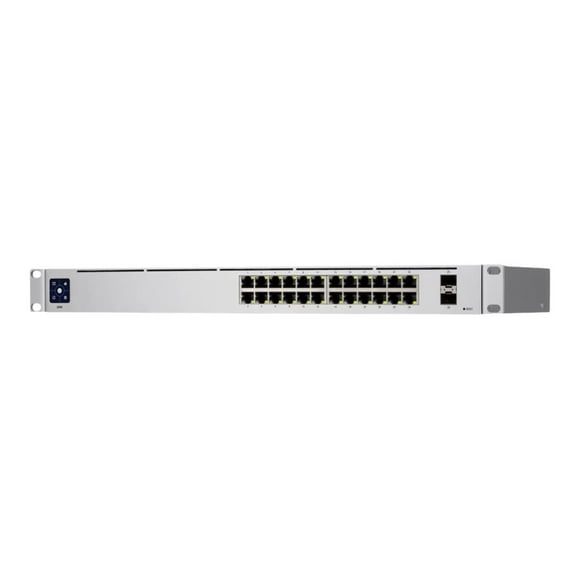 Ubiquiti UniFi Switch USW-24 - Switch - managed - 24 x 10/100/1000 + 2 x Gigabit SFP - de Bureau, Montable en Rack