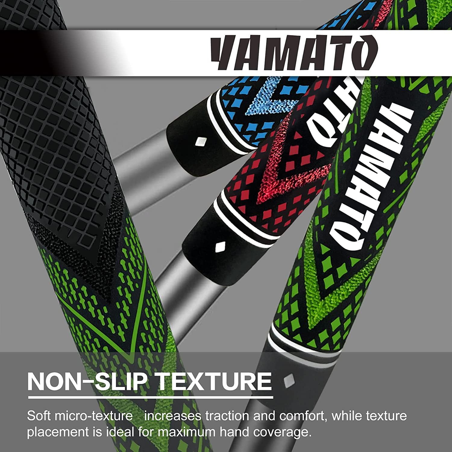 Yamato High-Performance Golf Grips, 13 Pack, Midsize/Standardsize, Soft Rubber Material