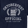 thumbnail image 3 of Instant Message - Oktoberfest Official Bier Taster - Men's Short Sleeve Graphic T-Shirt, 3 of 6