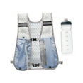 thumbnail image 2 of QccHieUs Hiking Vest Hydration Pack with 500ml Water Bottle 30x36cm for Sport Camping Light Blue, 2 of 9
