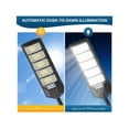 thumbnail image 7 of 100000LM Solar Street Lights Outdoor, Commercial Parking Lot Light, 6500K Dusk To Dawn IP65 Security Flood Lights Motion Sensor Led Lamp For Basketball Court, Road, Yard, 7 of 7