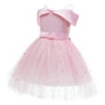 thumbnail image 4 of Zshosam Girls Birthday Dress Flower Girls Dress Strap Long A Line Formal Wedding Pageant Princess Birthday Party Dance Gown Size 2T 3T,(Pink 2-3 Years), 4 of 7