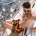thumbnail image 2 of luoweisi Men's Beach Shorts Quick Dry Swim Trunks with Mesh Lining Fruit M, 2 of 5