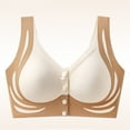 thumbnail image 4 of Womens Everyday Bras, Front Button Bra Front Closure Everyday Sports Bras Comfortable Convenient Cotton Bras for Older Women No Wire Plus Size M-5XL&nbsp;, 4 of 4