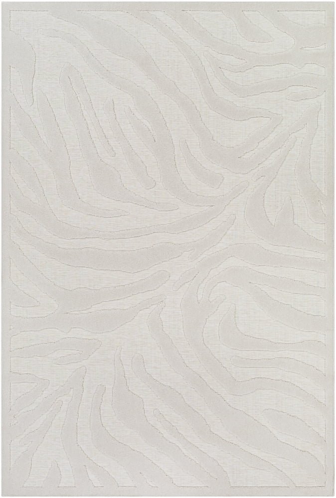 Livabliss Outdoor Rugs, 5x7 Greenwich Modern Beige Area Rug for Patio, Porch, Deck, Backyard, Waterproof Indoor Outdoor Carpet (5'1" x 7'3")