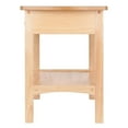 thumbnail image 6 of Pemberly Row Transitional Solid Wood Nightstand with Drawer in Natural, 6 of 11