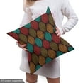 thumbnail image 4 of Ambesonne Earth Tones Fabric by the Yard Upholstery, Eastern Native Art, 5 Yards, Multicolor, 4 of 4