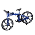 thumbnail image 3 of 17.5x10.5cm Creative Alloy Model 1:10 Mini Simulation Toy (Folding Mountain Bike Blue), 3 of 5