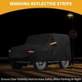 thumbnail image 3 of Unique Bargains UV-Resistant Car Cover Black ["for Land Rover Defender 90 2020-2025"], 3 of 8